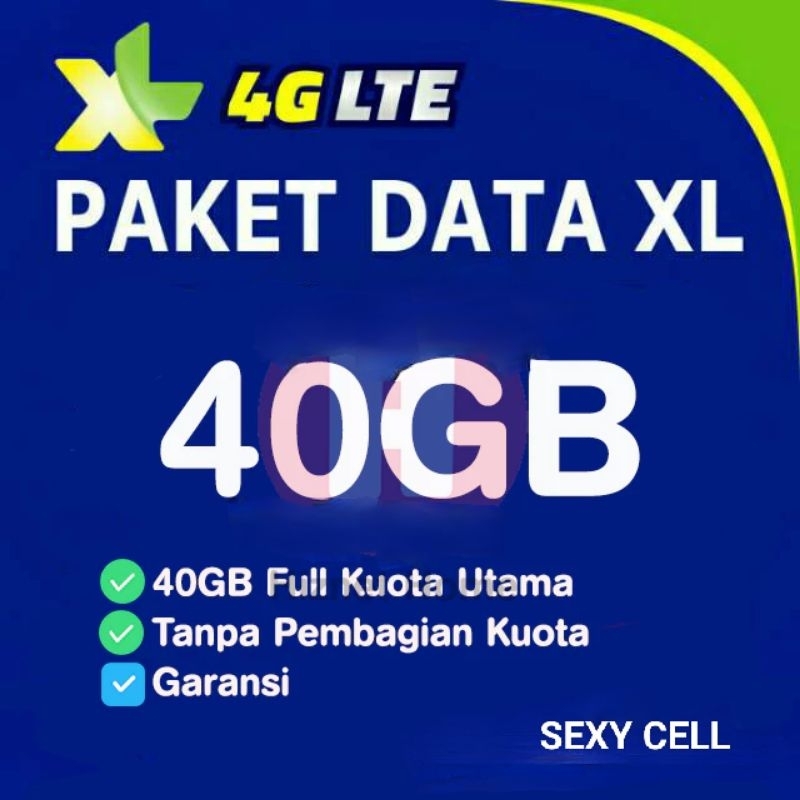 PAKET XL 40 GB 30 HARI