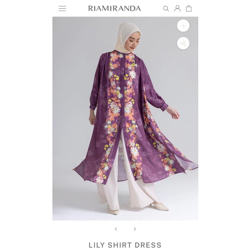LILY SHIRT DRESS RIA MIRANDA, NEW ORIGINAL WITH TAG
