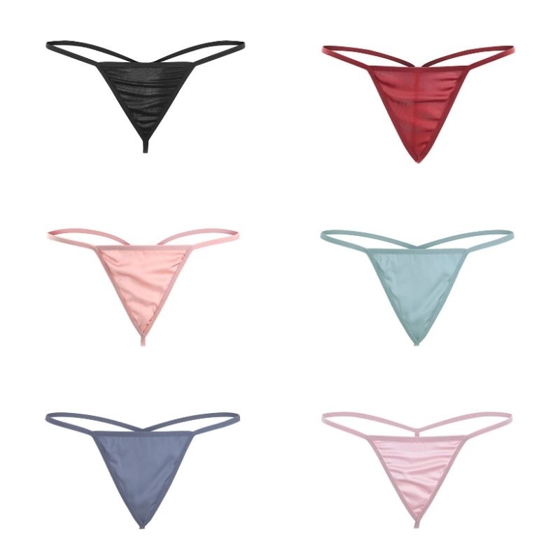 Celana Dalam Wanita G String Satin