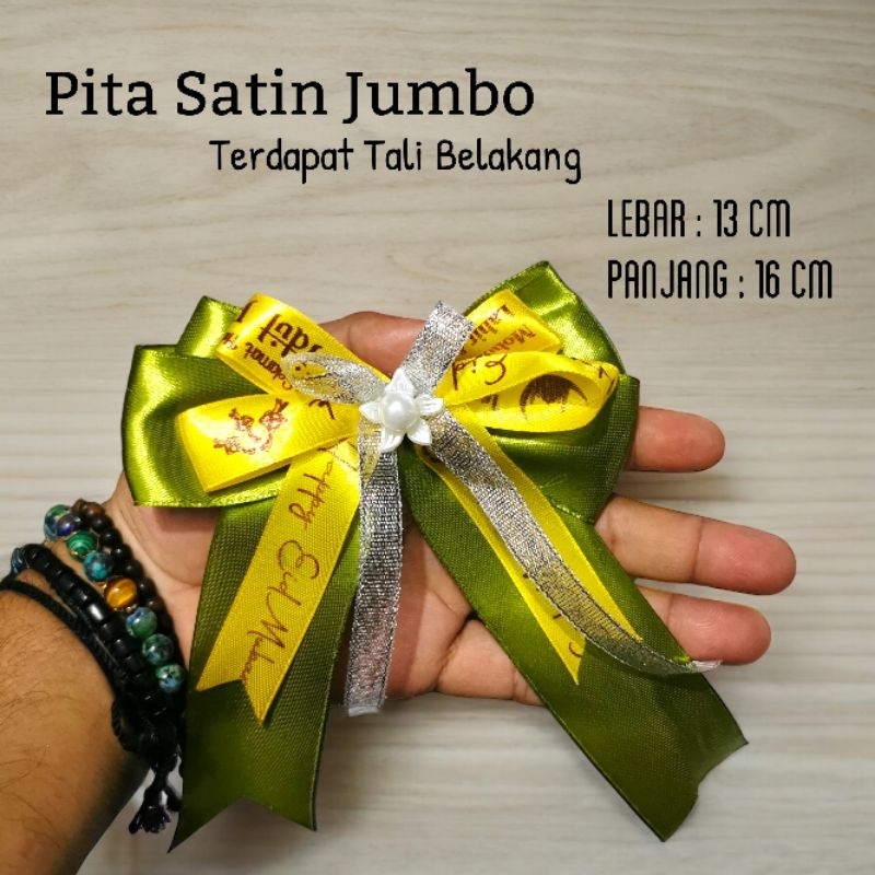 

Pita Satin Jumbo Pita Jadi Idul Fitri Pita Hampers Tali Belakang