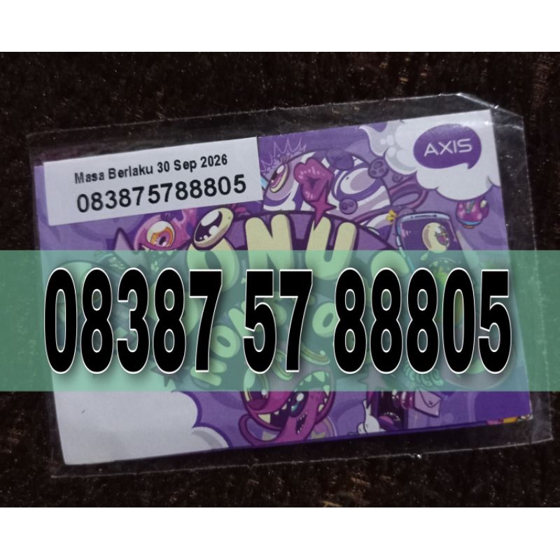 Nomor cantik kartu Axis Angka Rapi Hoki 57 Boss Nomor cantik kartu Axis Hoki Maju Bos Nomor cantik K