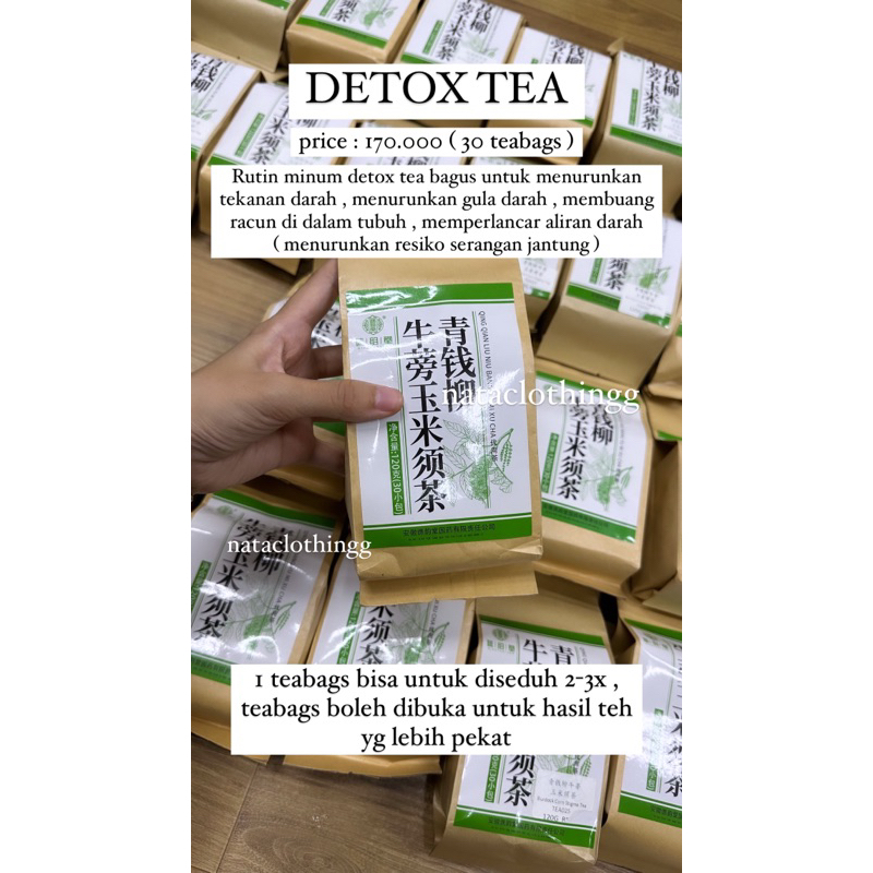 

Body Detox Tea/Teh Detox