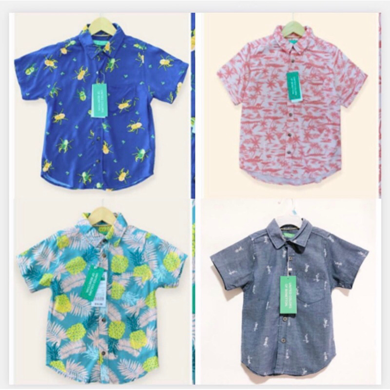 Kemeja benet0n anak (2-3y,3-4y,5-6y)