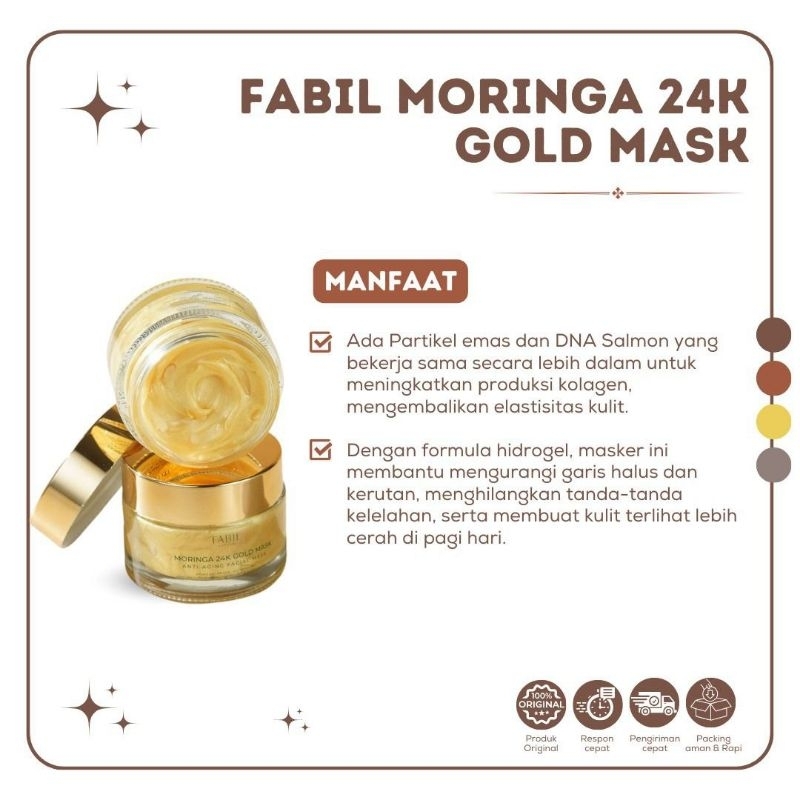 FABIL MORINGA 24K GOLD MASK