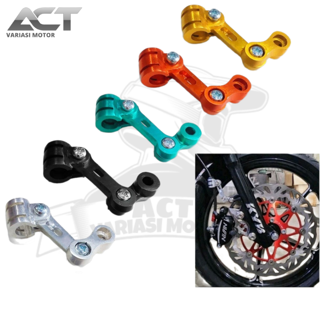 Breket Selang Rem Depan Pangkon Selang Rem Depan Universal CNC