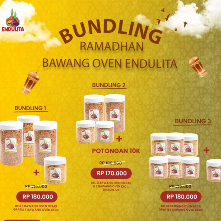 

BAWANG OVEN ENDULITA BUNDLING 1