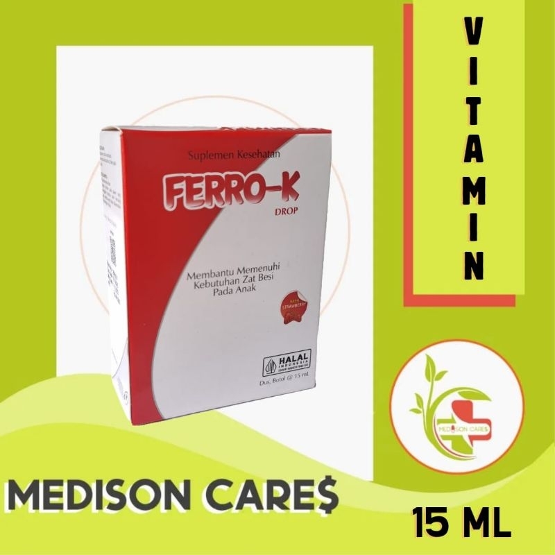 ferro k ferro-k drop zat besi | 15 ml