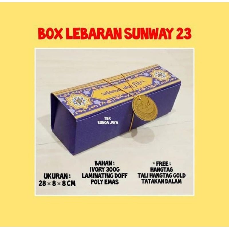 

(6)KOTAK/BOX LEBARAN SUNWAY UNGU 23