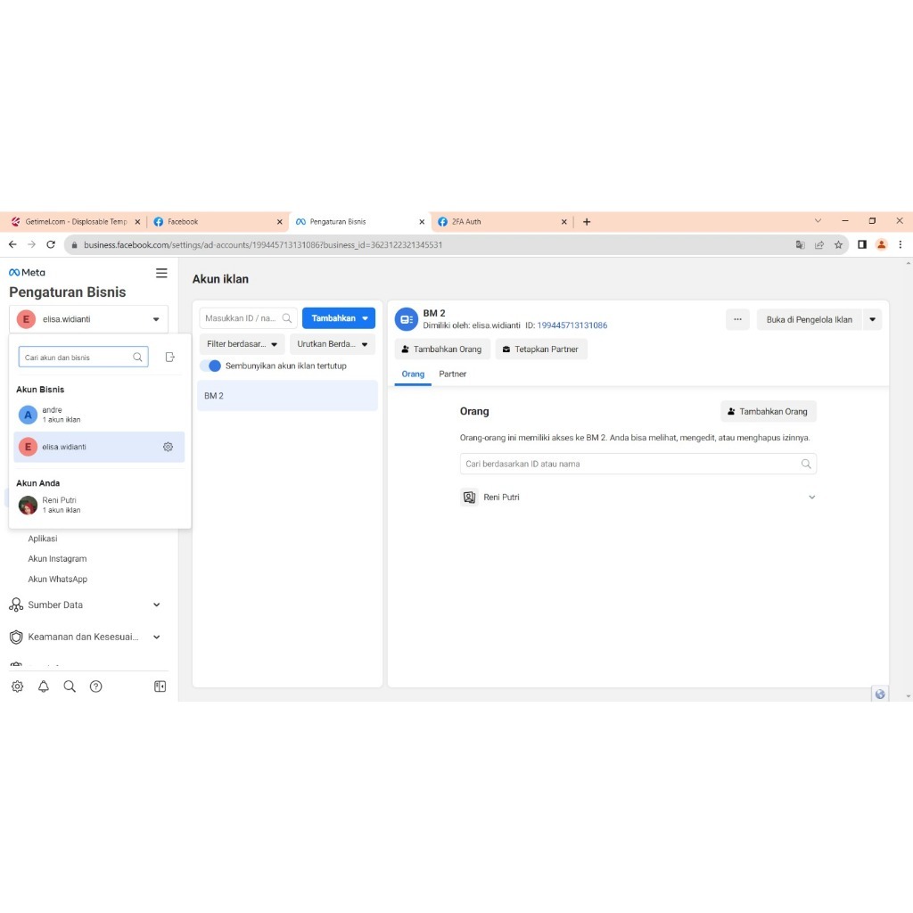 Akun fb personal + 2 bm + fanspage