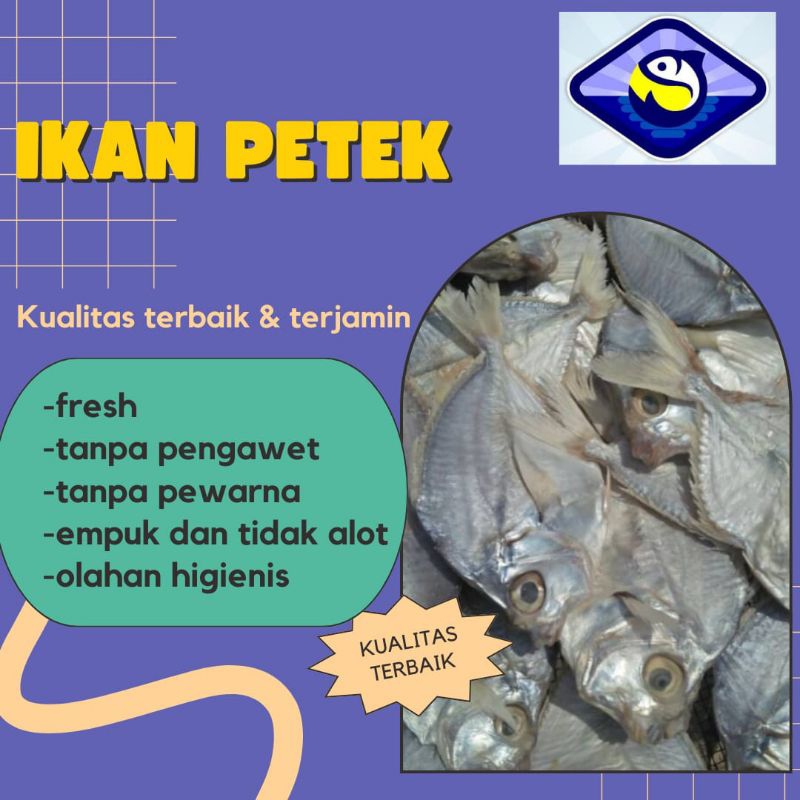 

Ikan Asin Petek Besar Berat 250g 500g 1kg