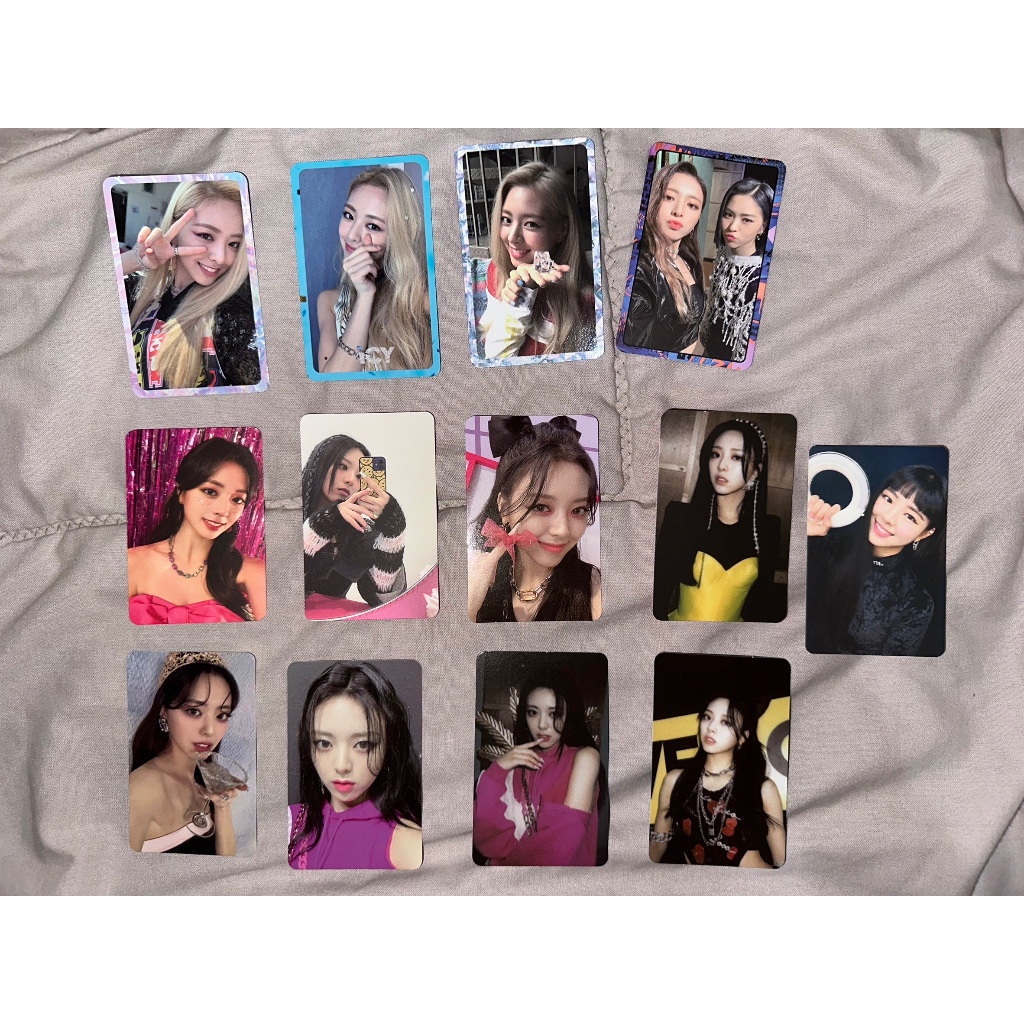Photocard ITZY Yuna era Not Shy, Guess Who, Crazy In Love