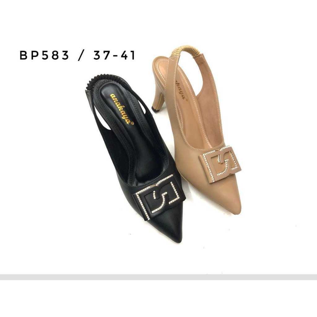 Anakaya selop sendal pesta wanita BP 583 hitam,mocca 37-41