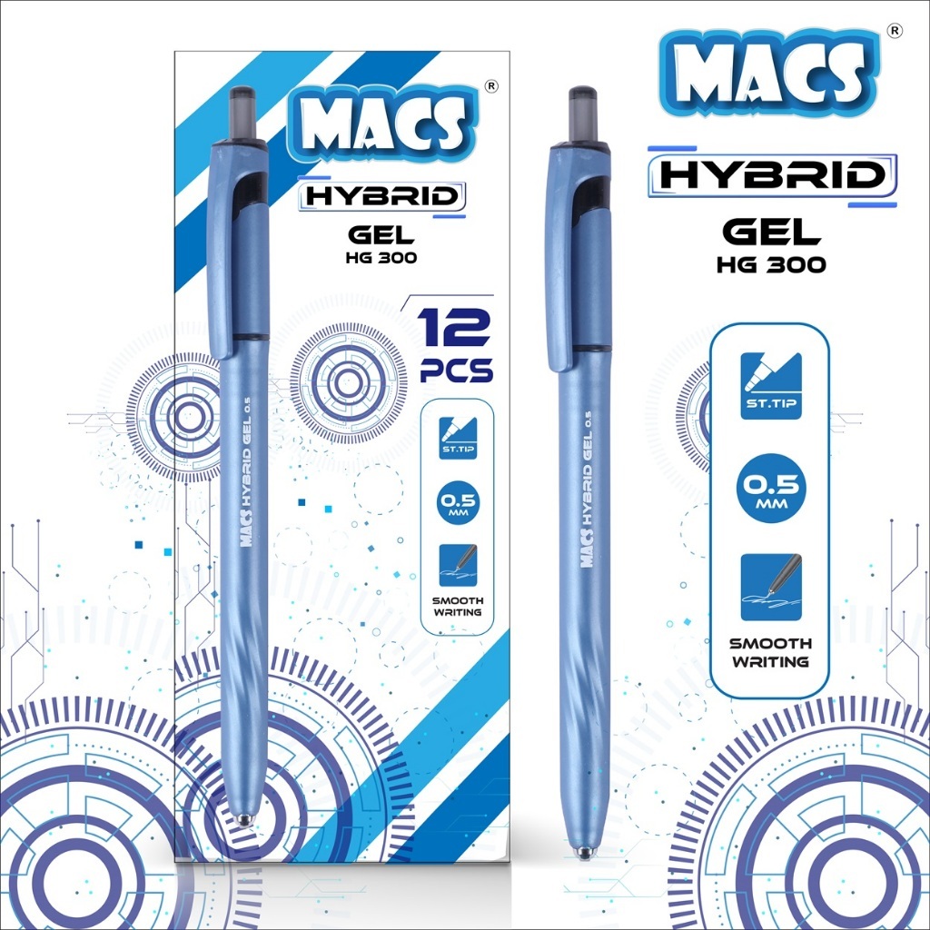 

Al Pulpen Macs Hybrid HG-300 Cetek (1pack Isi 12)