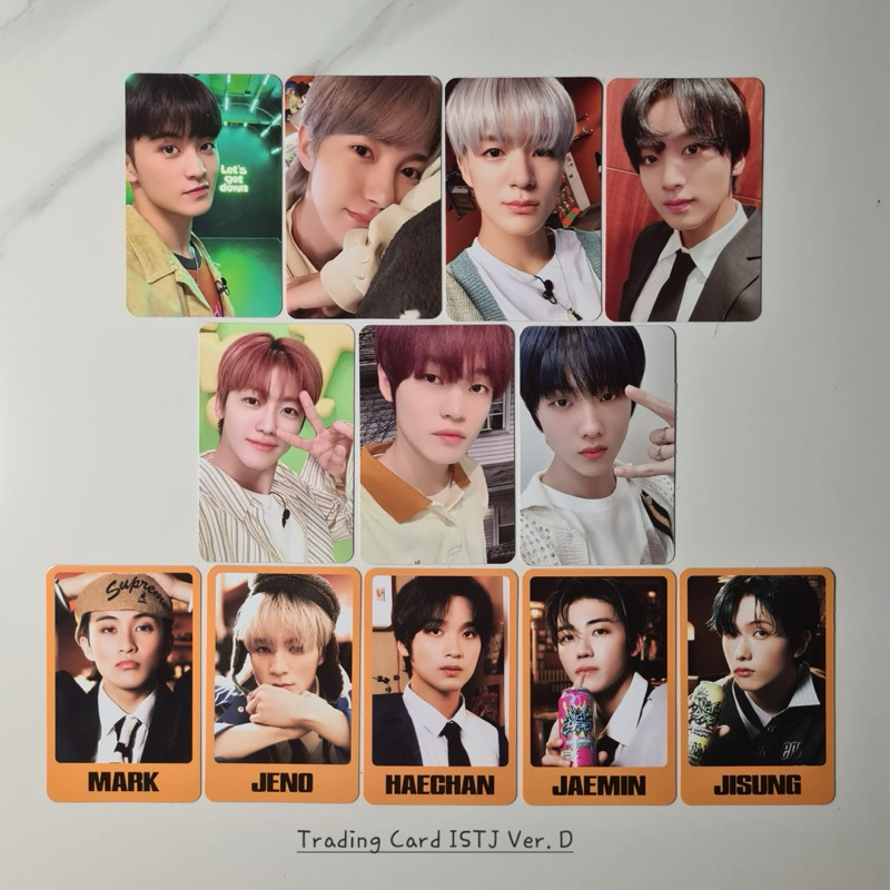 (Sale) PC NCT Dream ISTJ Trading Card Ver. C & D Unsealed (Mark, Renjun, Jeno, Haechan, Jaemin, Chen