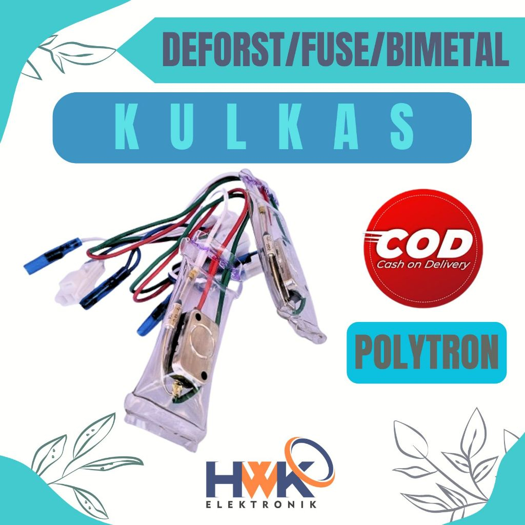 Fuse Kulkas / Defrost Kulkas / Bimetal Kulkas POLYTRON / PIUS PUSE BIMETAL KULKAS