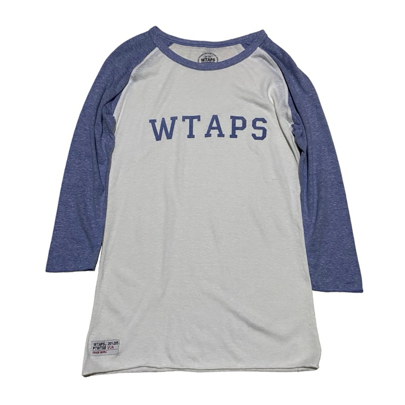 WTAPS blue raglan tee