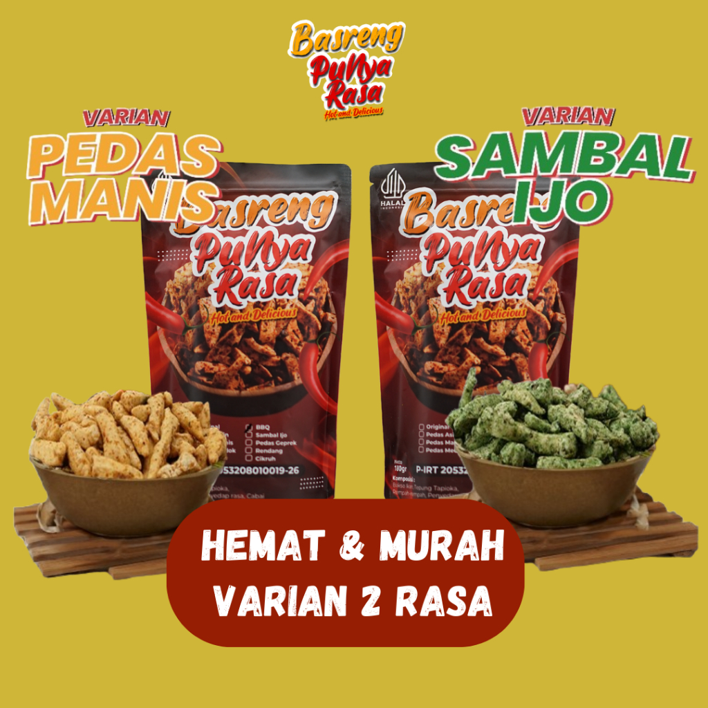 

Basreng Pedas Manis dan Sambal Ijo Sensasi Pedas Baso Goreng Punya Rasa Enak dan Renyah