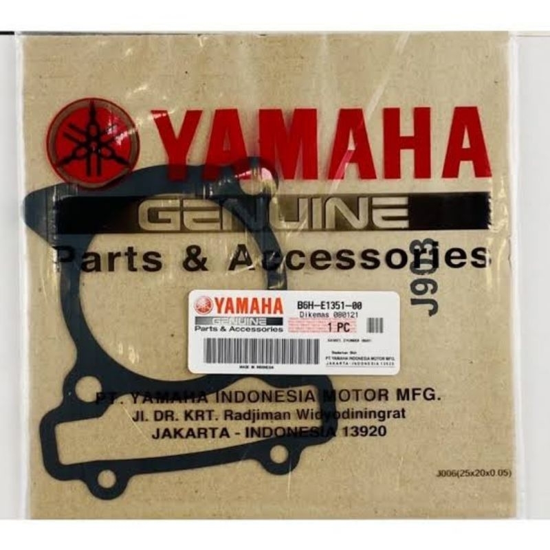 Pak blok gasket cylinder NMax Aerox ori YGP B6H-E1351-00