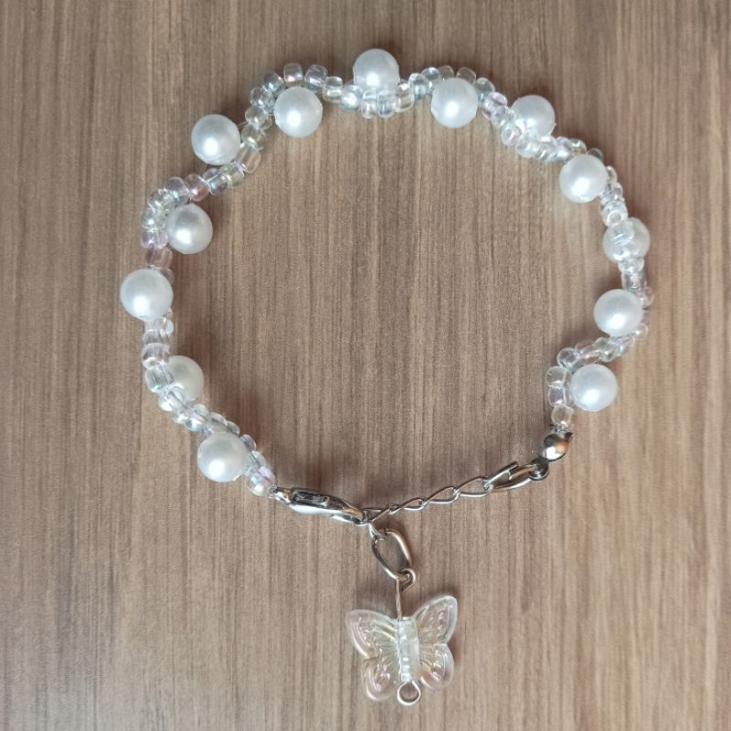 Gelang Manik Mutiara Korean Style Aesthetic