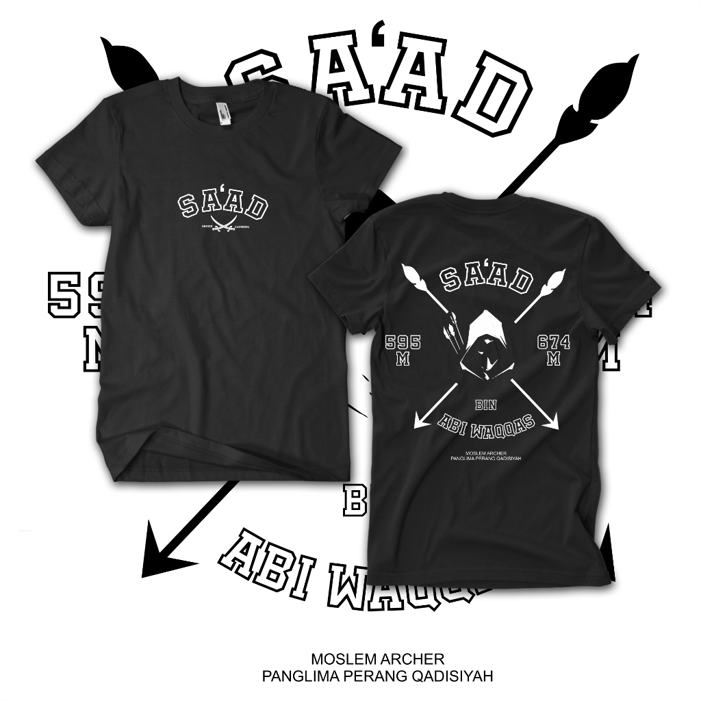 Shood  SAAD BIN ABI WAQQASH/ Kaos Sahabat Nabi