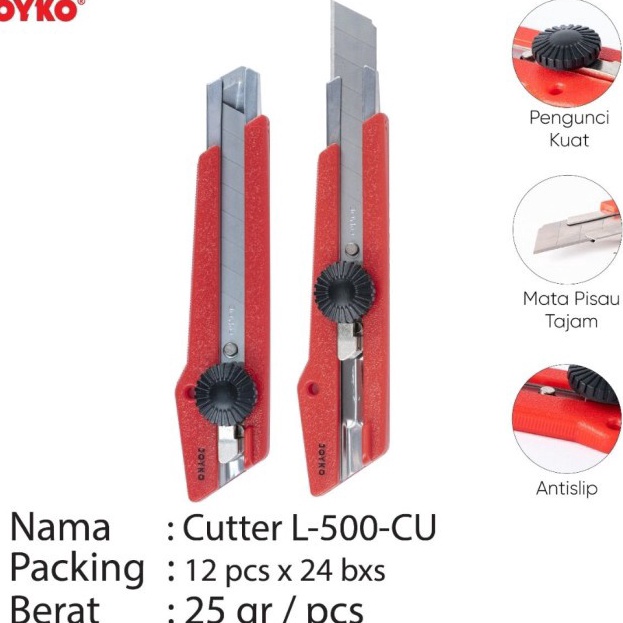 

Terlaku D Cutter Joyko L5CU pcs