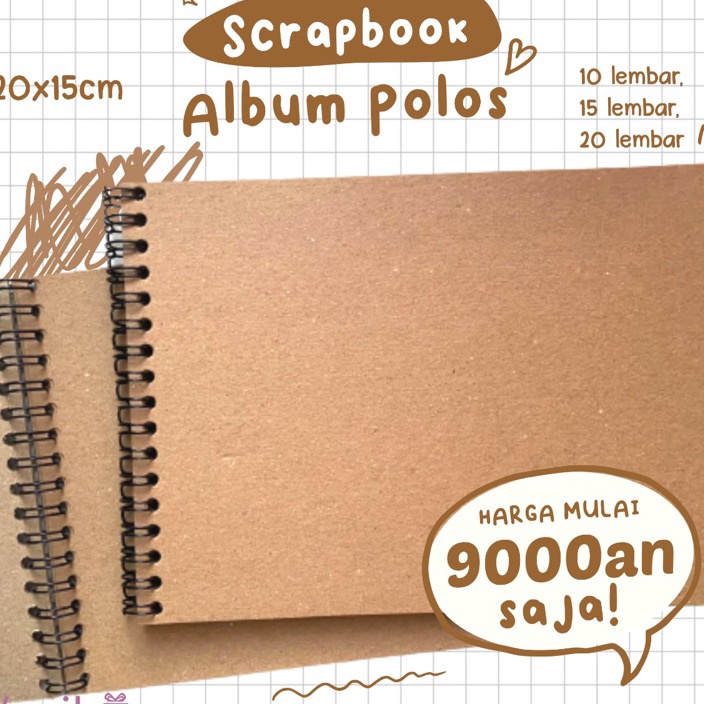 

Terbaru 33 SCRAPBOOK A5 POLOS scrapbook album polos buku coklat
