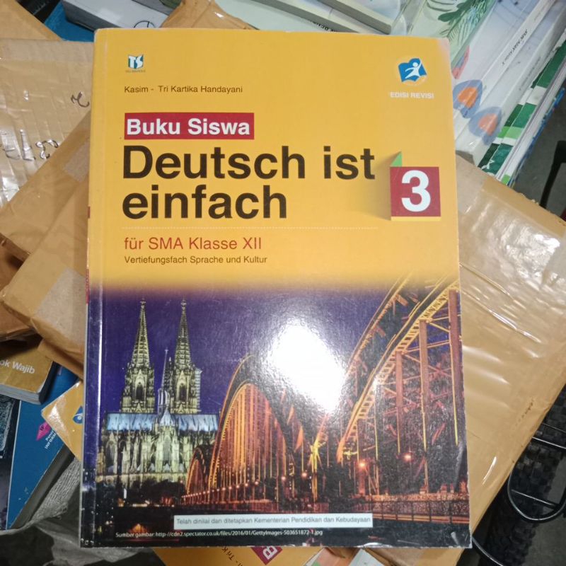 buku siswa deutsch ist einfach(bahasa Jerman) SMA kelas 3-12 penerbit tiga serangkai
