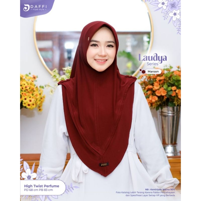 JILBAB INSTAN LAUDYA DAFFI HIJAB ORI TERBARU