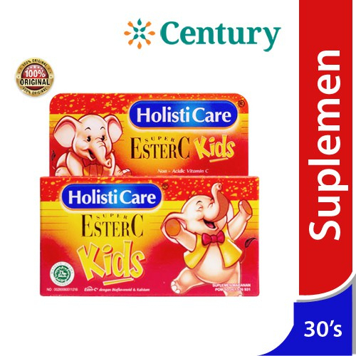 Holisticare Ester C Kids 30 Tablet