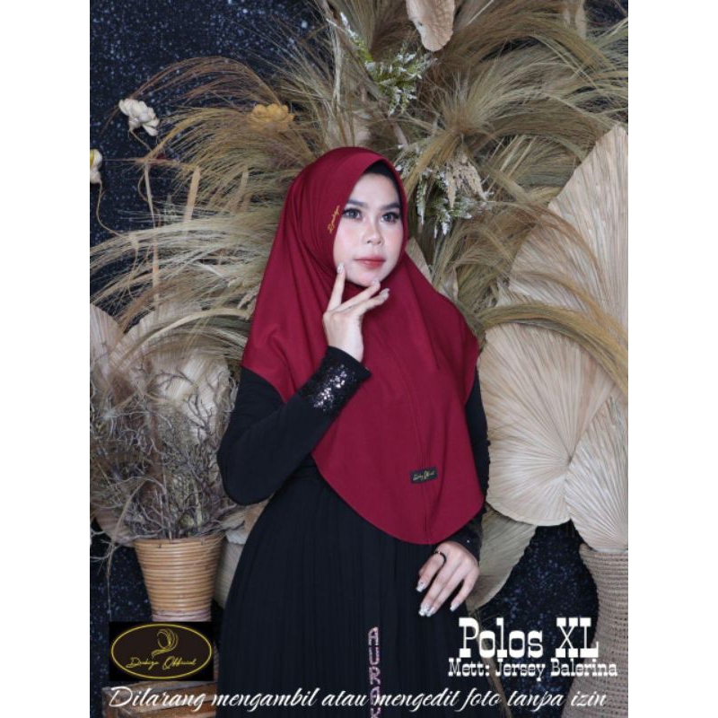 Ori dzakiya hijab/Hijab jersey polos/hijab oval