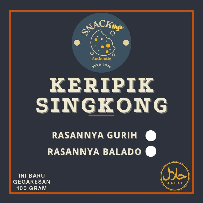 

Home Made Keripik Singkong Gurih dan Balado