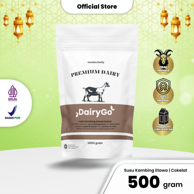 

DairyGo Susu Kambing Etawa Rasa Coklat 500 gr