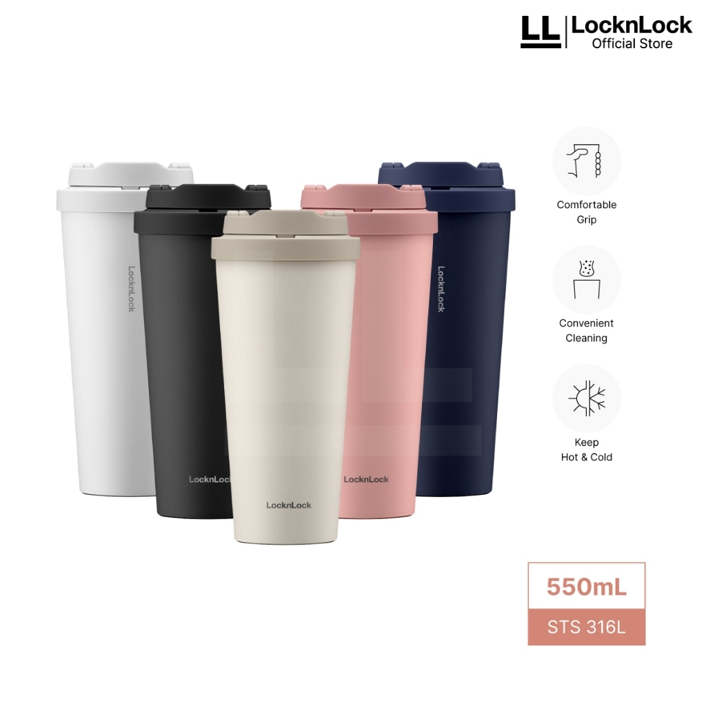 LocknLock One Touch Clip Tumbler 550ML - LHC3249