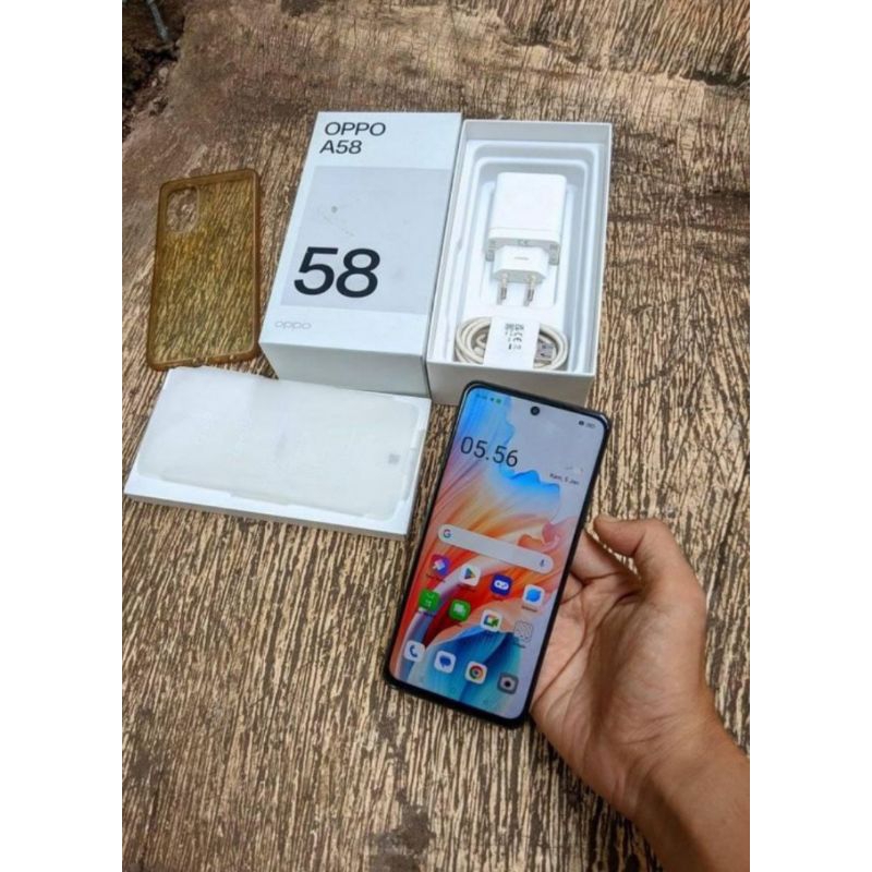 HANDPHONE SECOND MURAH OPPO A58 8/128 & 6/128 FULLSET NOMINUS