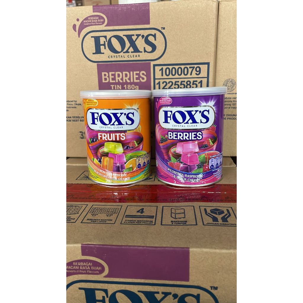 

FOX'S kaleng BERRIES dan FRUITS
