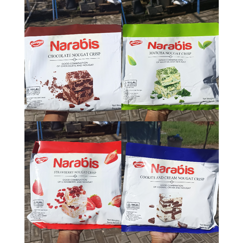 

NARAYA NARABIS nougat crispy enak banget 200gr