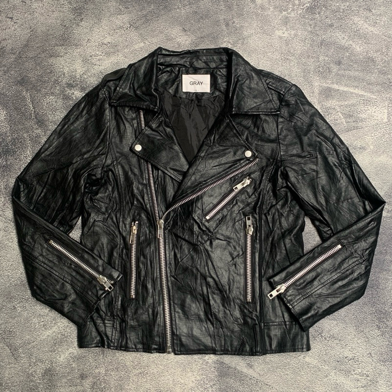 Jaket Ramones Second / Jaket Bikers Second