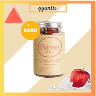 Pome Gummy Supplement Pome ACY 1 Botol Cuka Apel Dengan Rasa Yoghurt