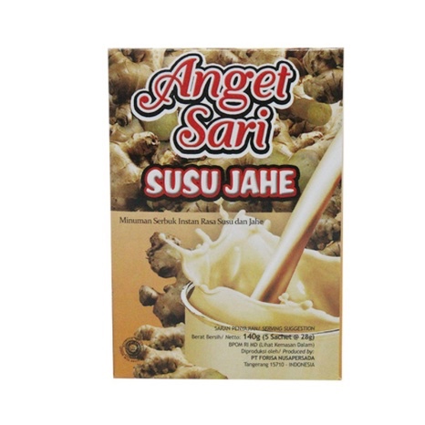 

ANGET SARI 28 GRAM WEDANG JAHE SUSU JERUK NIPIS 30 GR 27.5 SACHET RENCENG RENTENG