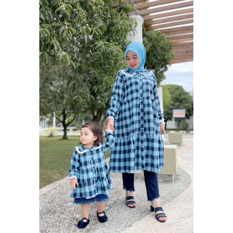 Kemeja Flanel Tunik Couple