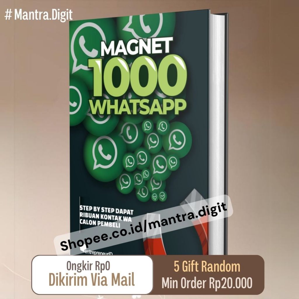 

[B43] Jual Magnet 1.000 Penjualan Buku