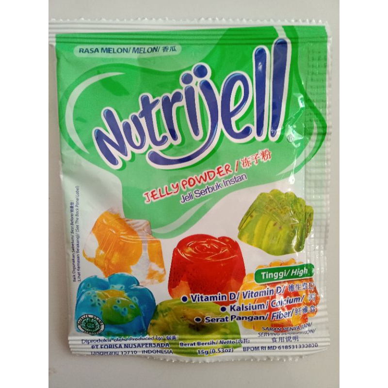 

Nutrijell Jelly Powder Rasa Melon 15gr