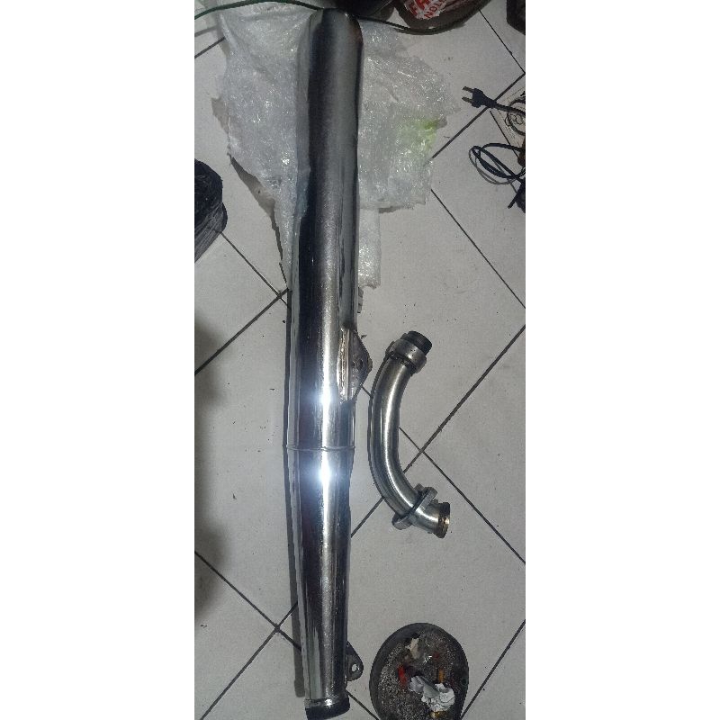 knalpot rx king original bawaan motor RX king kobra bekas mulus