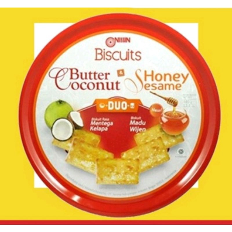 

NISSIN BUTTER COCONUT DUO 345GR - BISKUIT LEBARAN