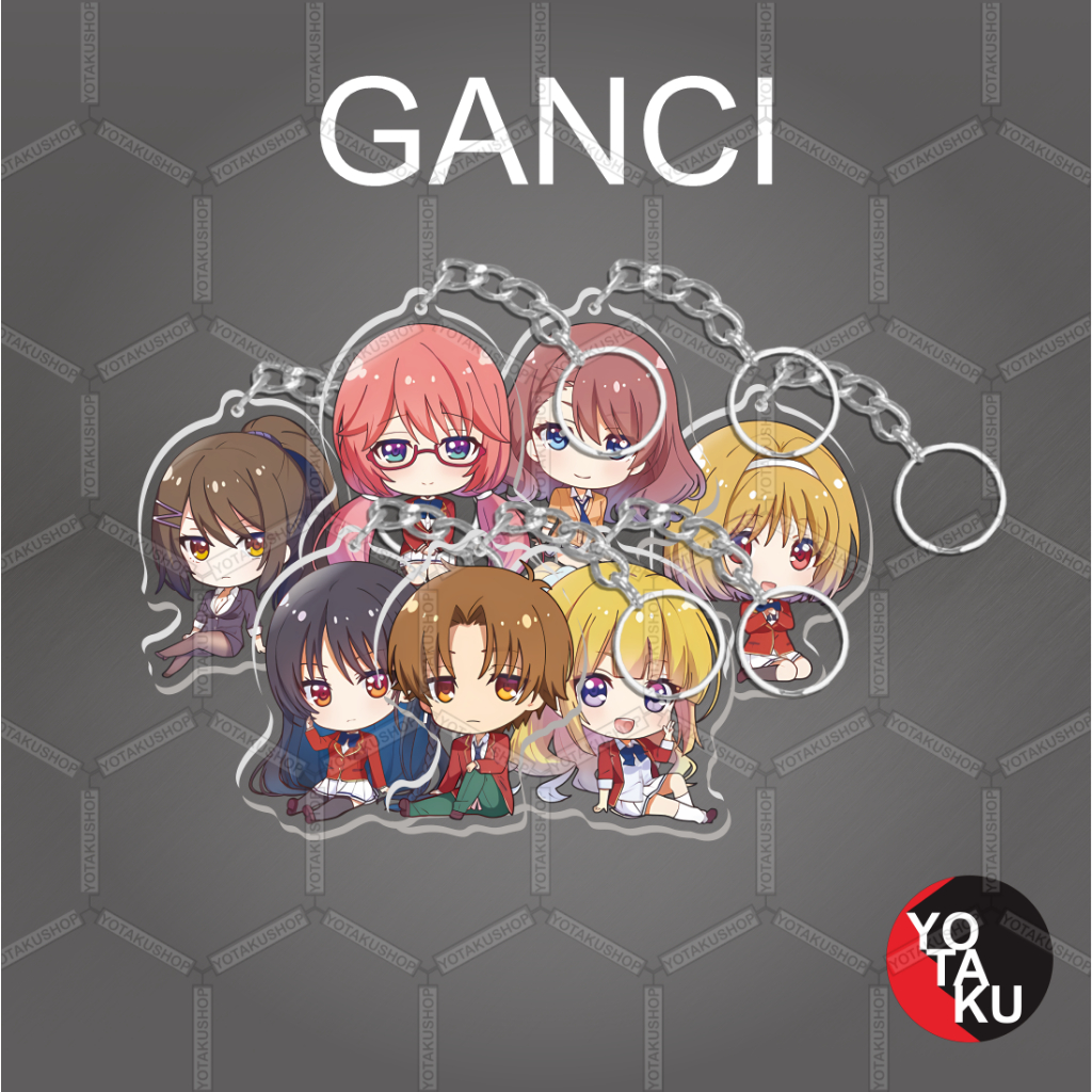 Gantungan Kunci Anime Akrilik Classroom of the Elite Seri 3 Ayanokouji Horikita YOTAKUSHOP