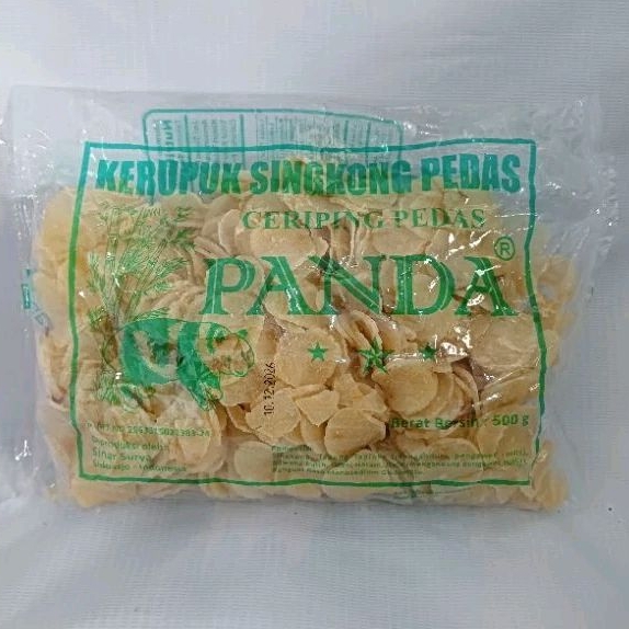 

Kerupuk Singkong Pedas Cap Panda