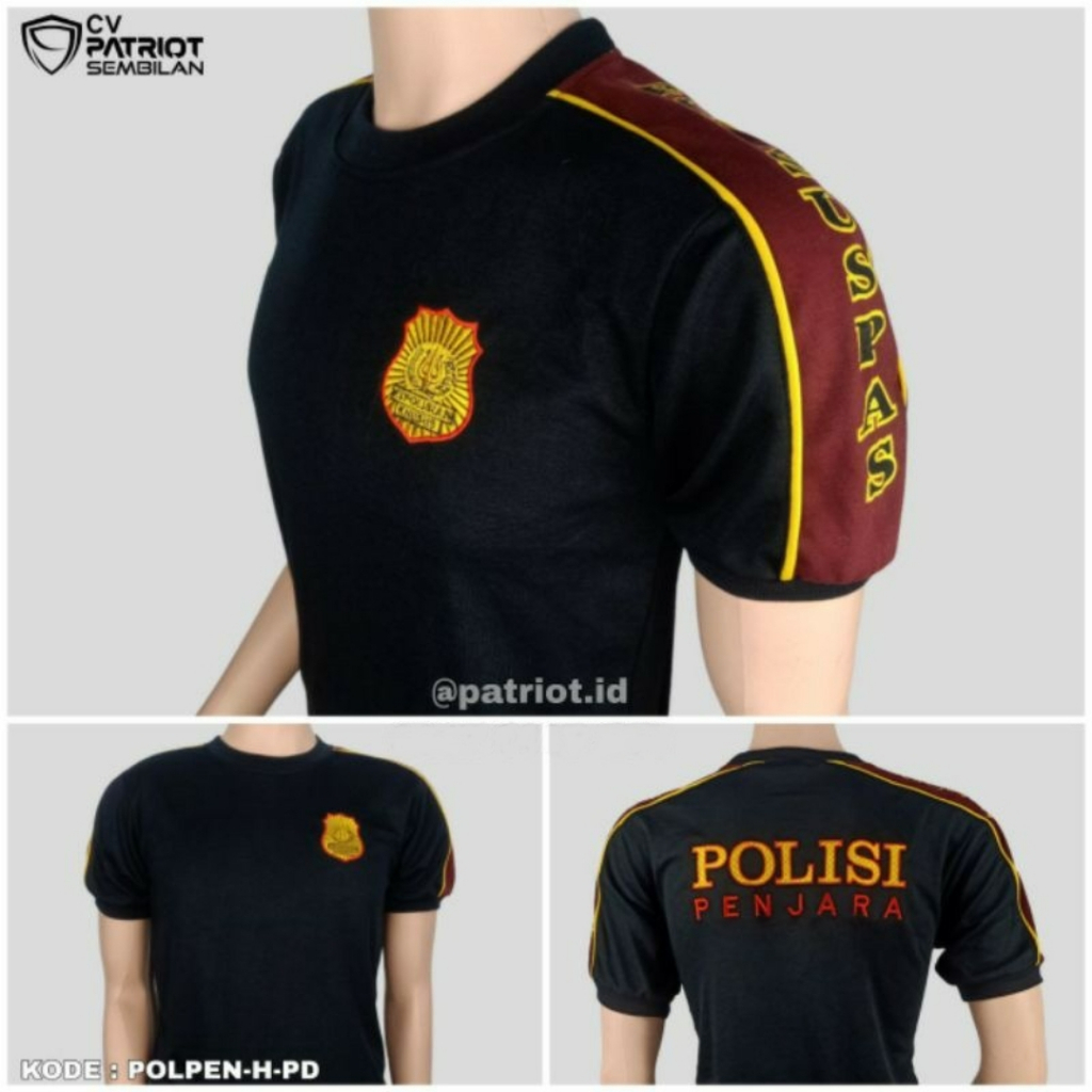 Patriot.id | KAOS DALAMAN HITAM & ABU POLPEN POLSUSPAS KEMENKUMHAM