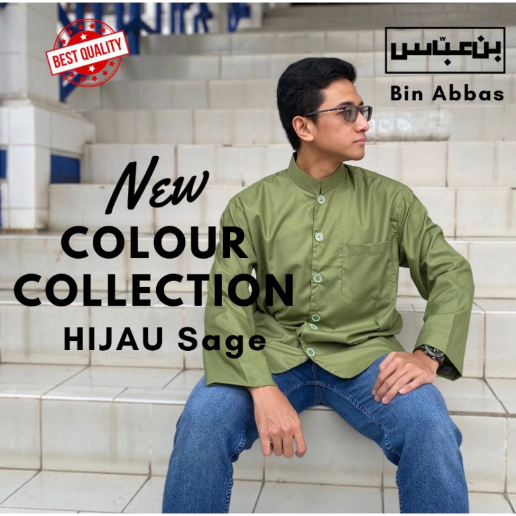 BAJU KOKO HABAIB PREMIUM STYLE YAMAN HIJAU SAGE