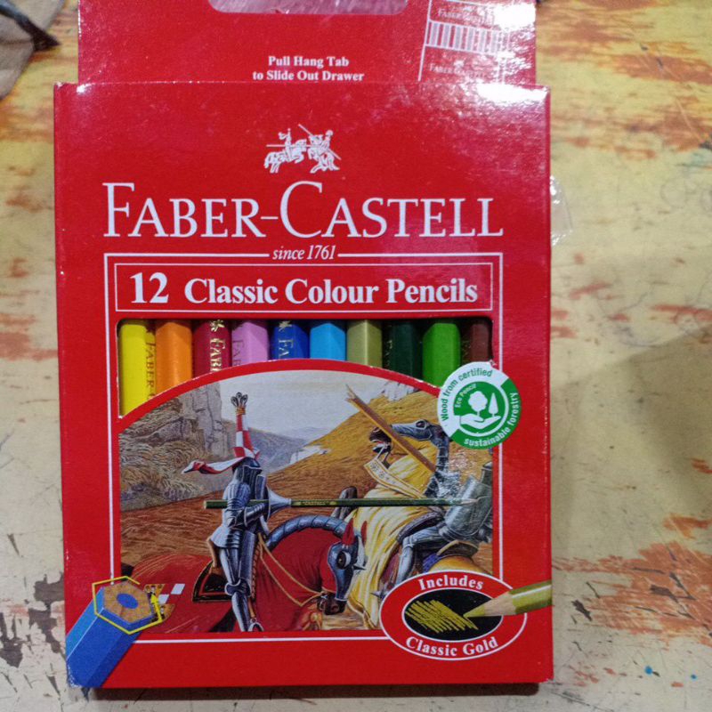 

Pensil Warna Faber Castell Pendek (12Warna)