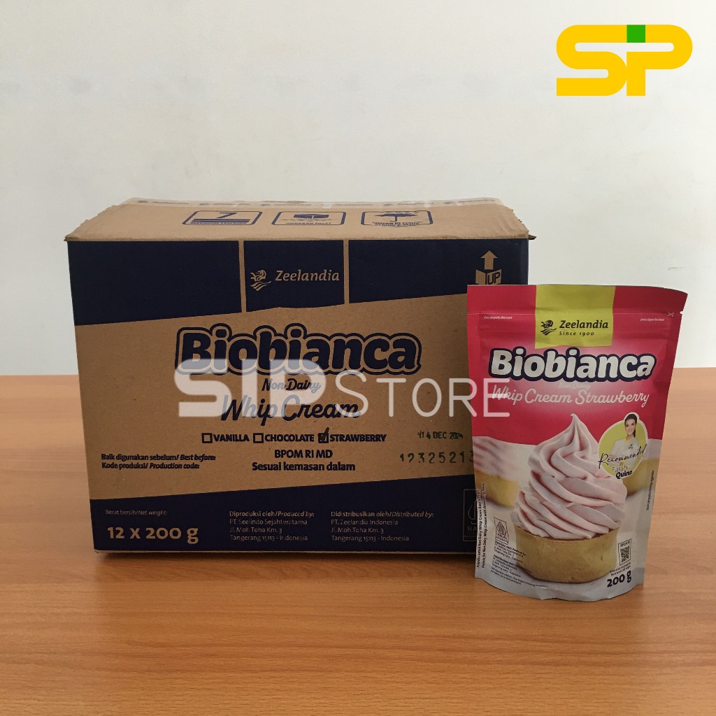 

Biobianca Strawberry 200g / Whip Cream Biobianca Strawberry 200g